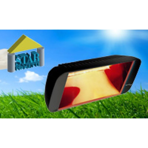 Heliosa 66 anthracite, Red lamp 2000W (3m) 