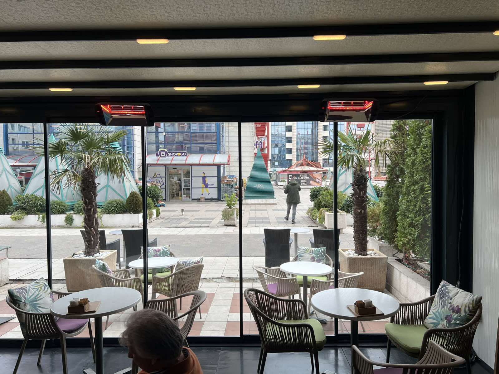 Heliosa 66 anthracite, Red lamp 2000W (3m) 