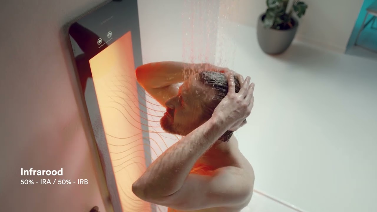 Sunshower ONE/L 3050W infraroodsysteem detail voor badkamer en douche - Afbeelding 5