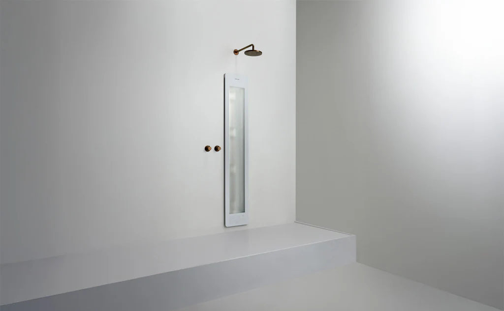 Sunshower PLUS/L glasplaat 33x185cm inbouw infrarood UV lamp voor heel lichaam - afbeelding 2