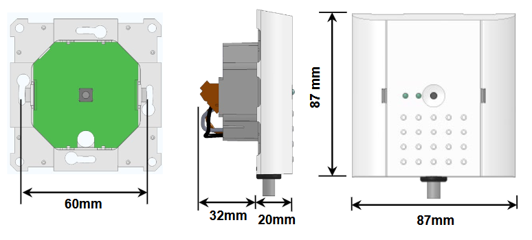 Watts BT-FR02 RF inbouw (flush mounting) ontvanger