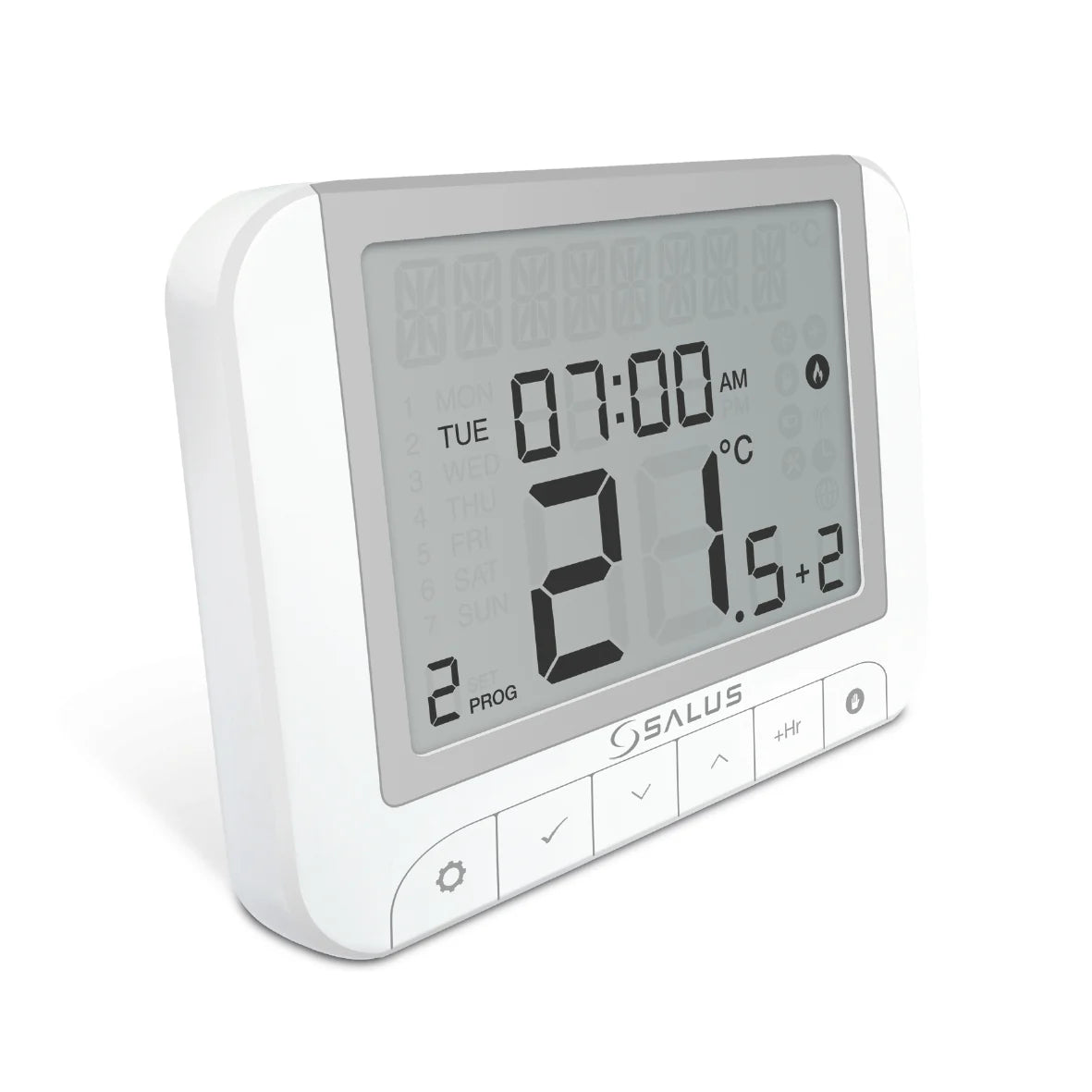 Salus WBRT520RT draadloze kamerthermostaat LCD display weekprogramma voor verwarmingsregeling zonder wifi - afbeelding 2